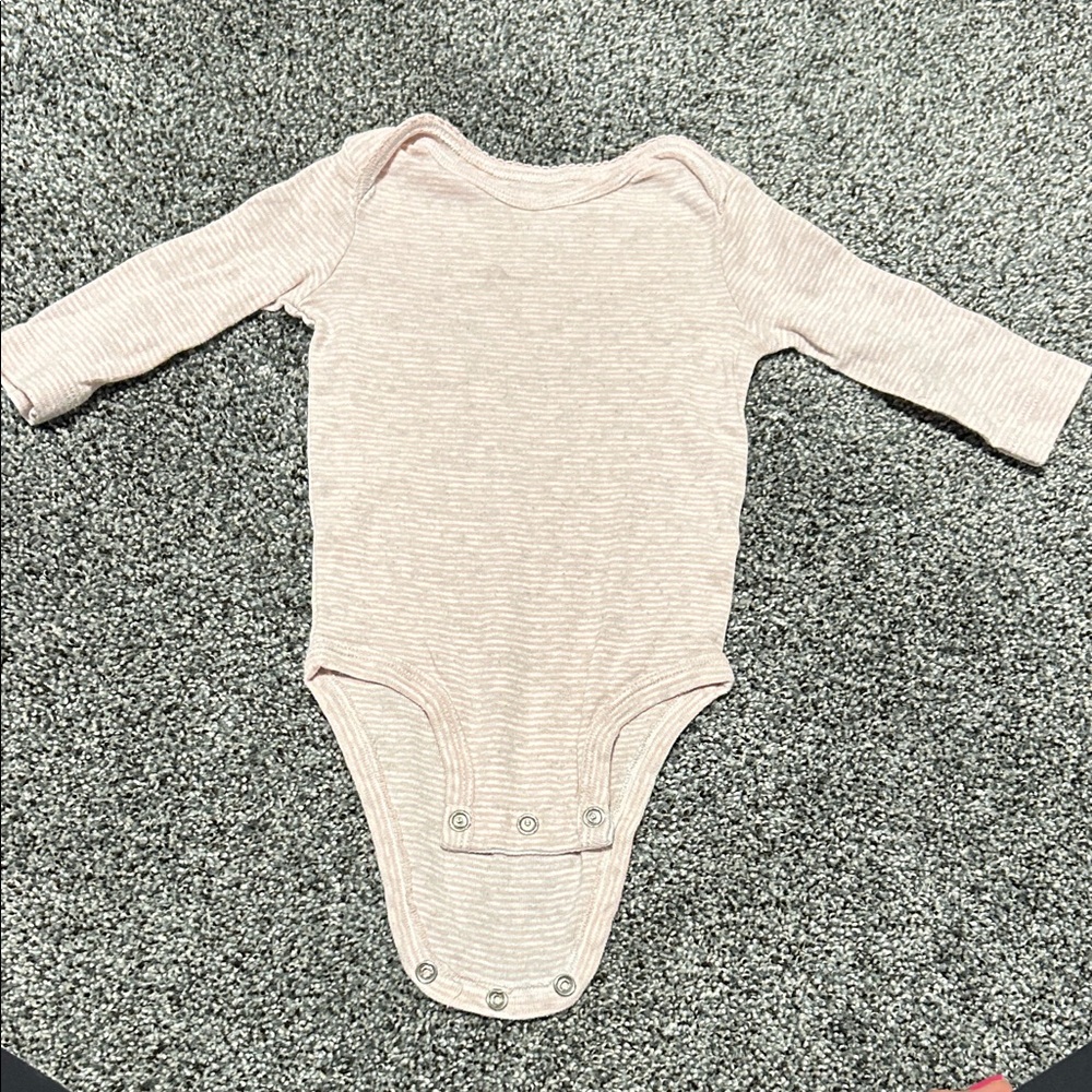Carter's Soft Pink Striped Bodysuit